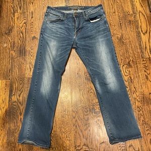 American Eagle brand jeans. Size 34-30. Original straight style, extreme flex.